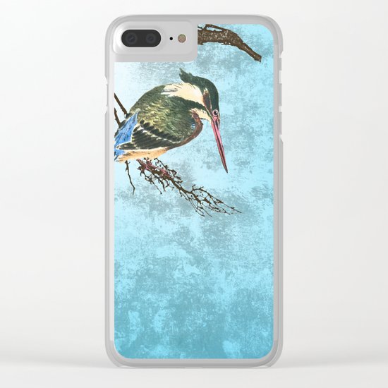 Watching the river Clear iPhone Case