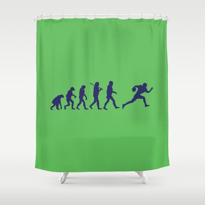Evolution Football Shower Curtain By Fendrel Society6