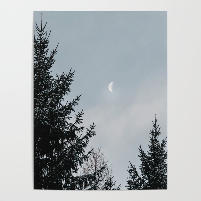 Half Moon | Nature and Landscape Photography Poster