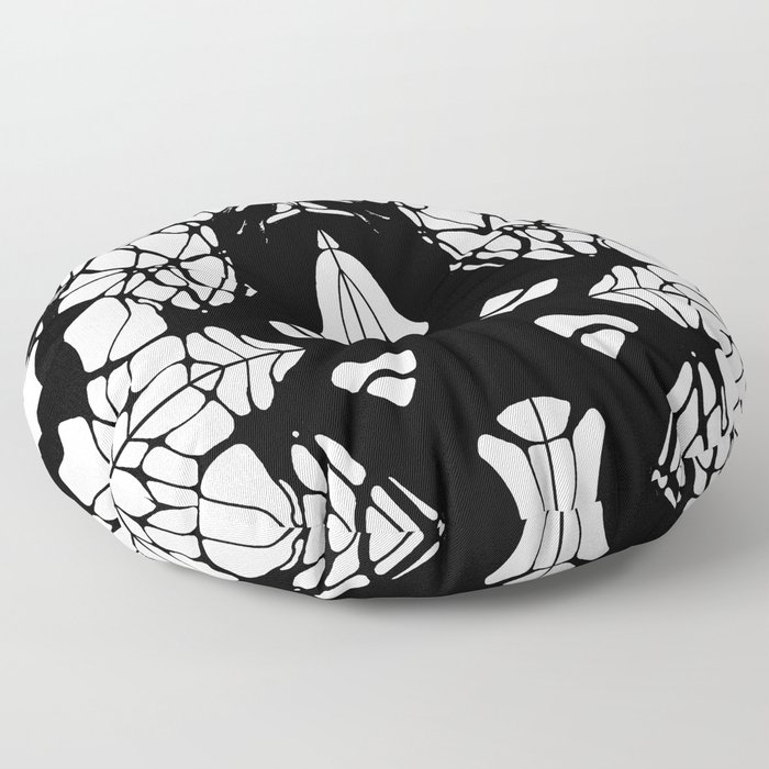 Neurographic pattern with a circles and variety shapes by MariDani Floor Pillow