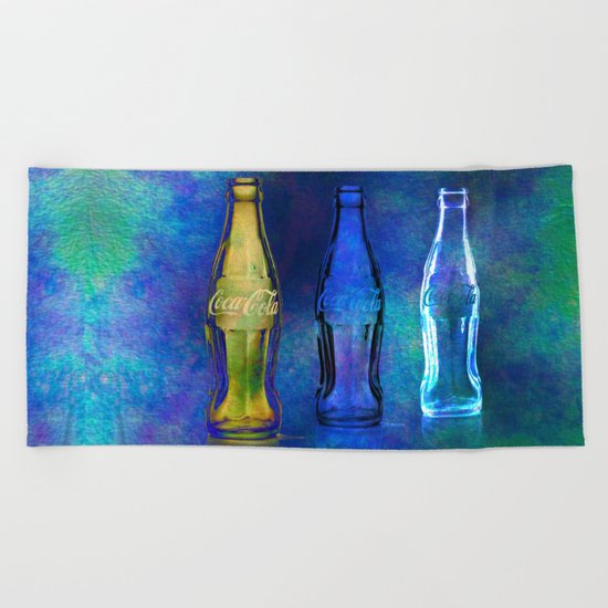 Three Cokes Beach Towel