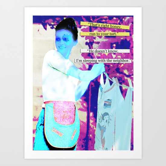 Happy Housewife Art Print