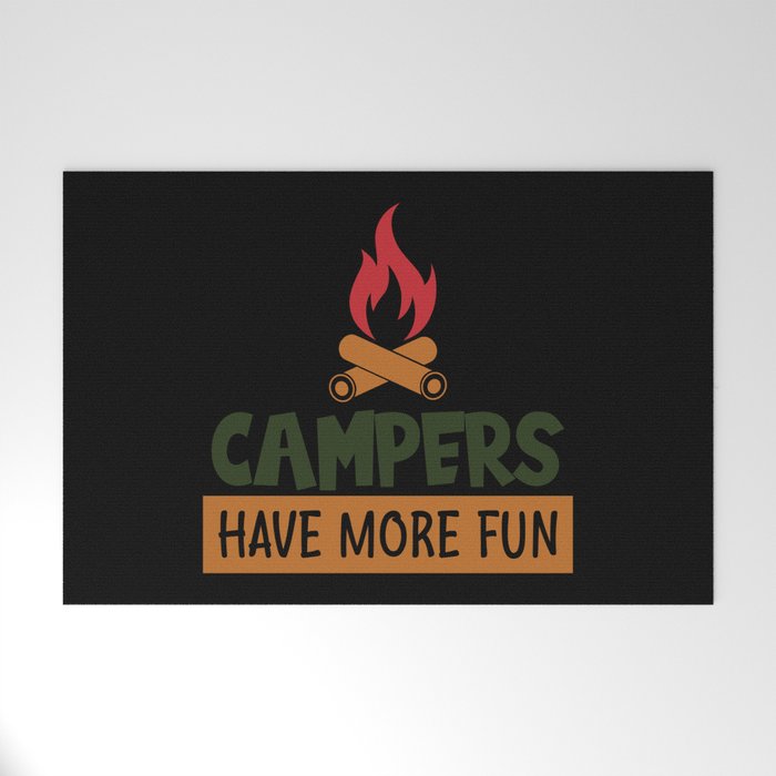 Campers Have More Fun Welcome Mat