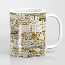 A Mosaic of Apartments in Paris, France. Coffee Mug
