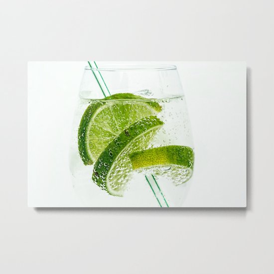 lime Metal Print