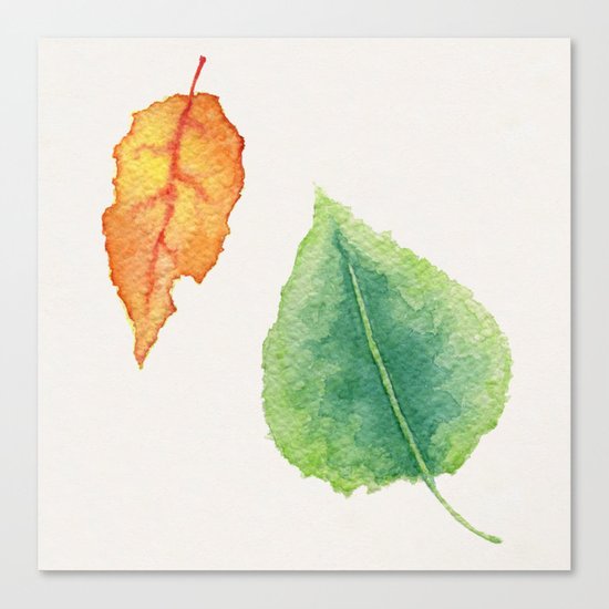 foglie Canvas Print