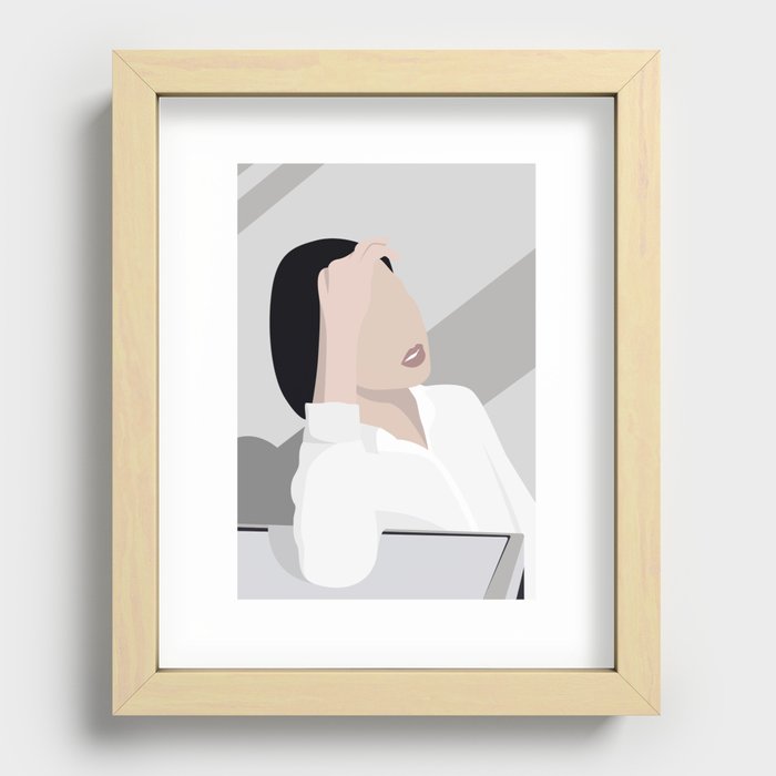 Neutral 02 Recessed Framed Print