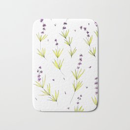 Lavender Sprigs Bath Mat