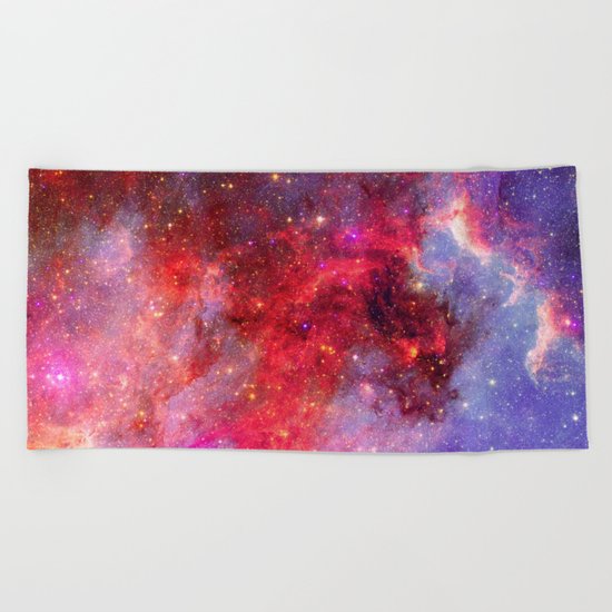 NEBULA NEW YORK Beach Towel