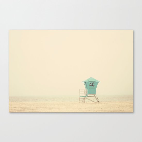 the sound of outer ocean on a beach ... Canvas Print