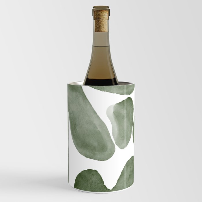 5 Abstract Shapes Watercolour 220802 Valourine Design Minimalist Wine Chiller