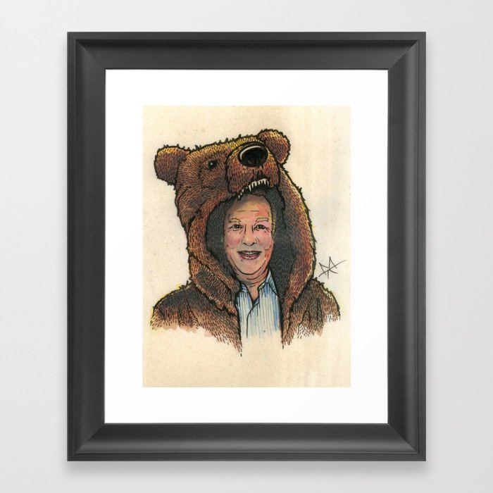 Bear Suit Marc Framed Art Print