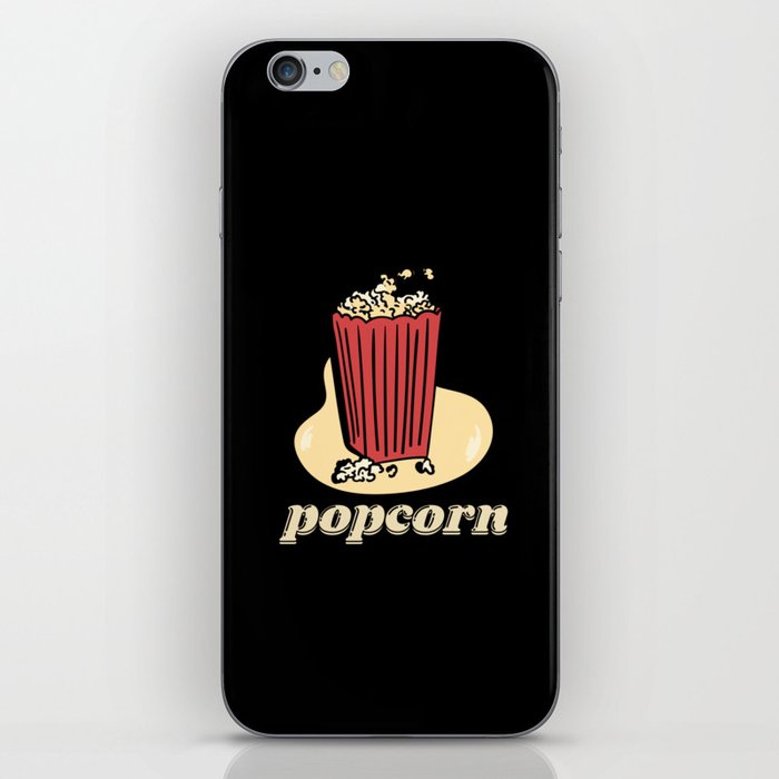 Classic Cartoon Popcorn iPhone Skin