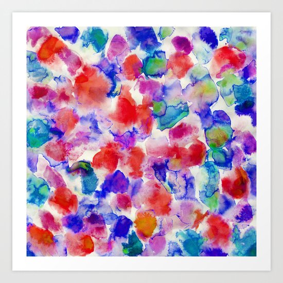 Amaris Blue Art Print