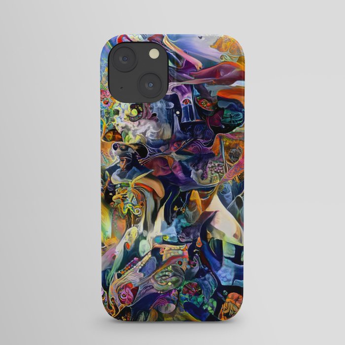 Blend of Colors and Shapes iPhone Case