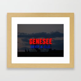 Genesee Beer and Ale Framed Art Print