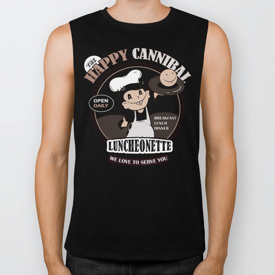 The Happy Cannibal Biker Tank