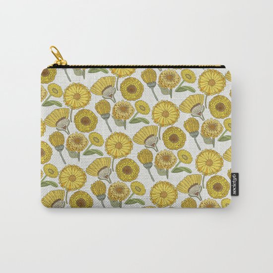 Calendula Florals Carry-All Pouch