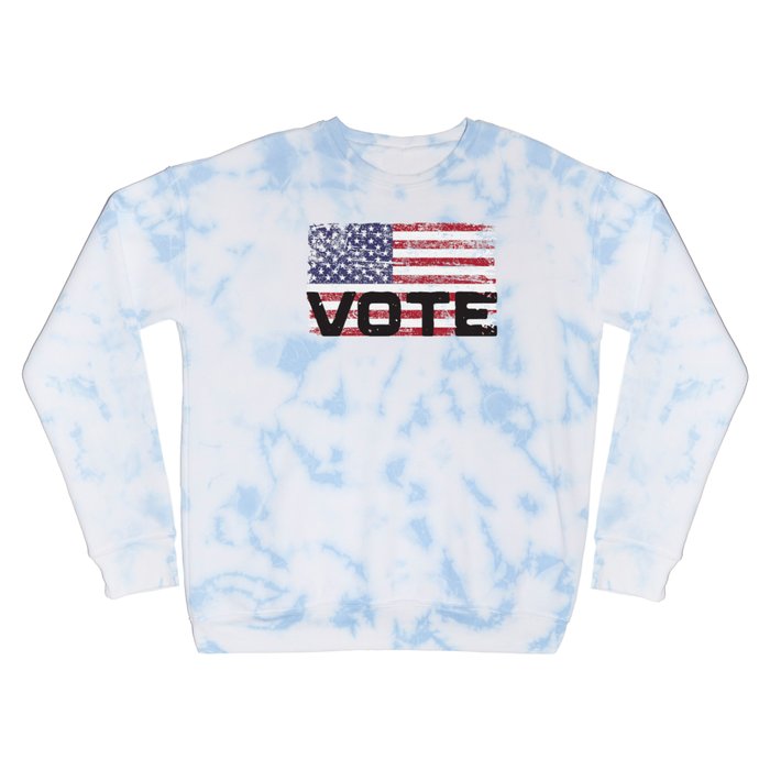 Vote American Flag Crewneck Sweatshirt