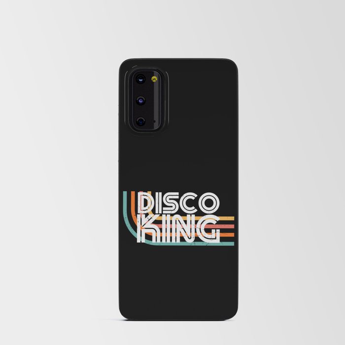 Disco King 80s aesthetic gifts and 80's shirts Android Card Case