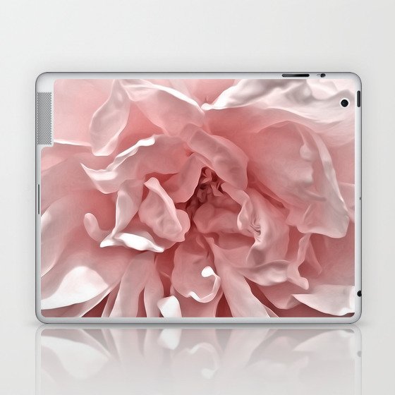 Pink Blush Rose Laptop & iPad Skin
