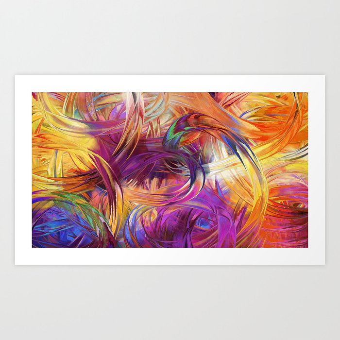 Explosion of Color Art Print