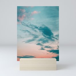 A Sweet Sky | Pink and Blue | Clouds | Nature Photography Mini Art Print