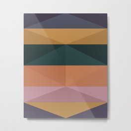 Triangular Pattern II Metal Print