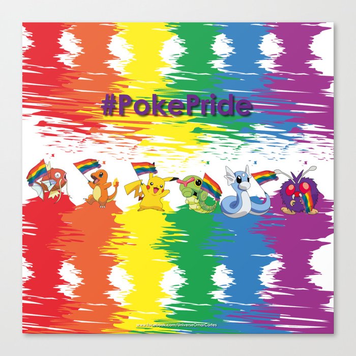 Pride pokemoncover  Canvas Print