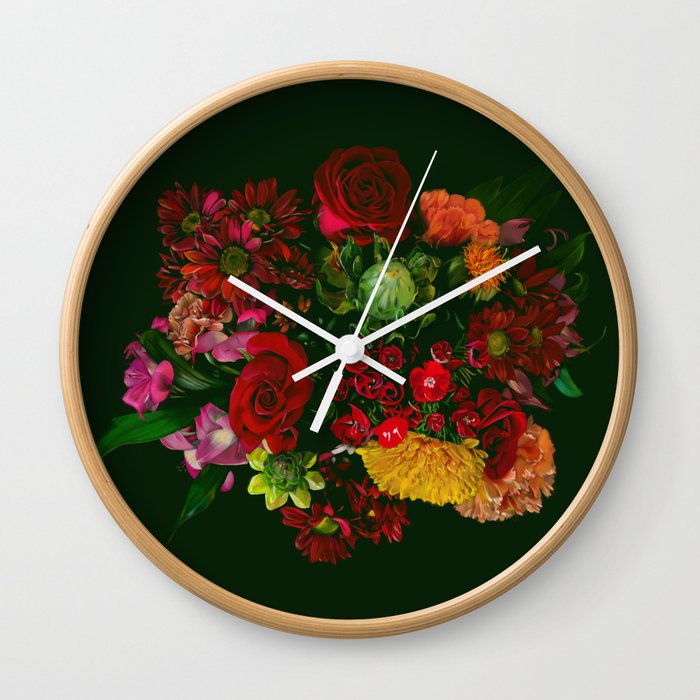 Bouquet #1 Wall Clock