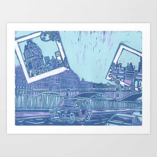Mind the Gap Art Print