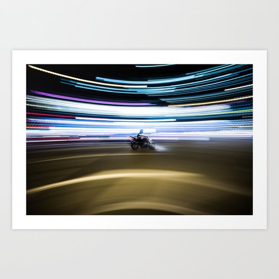 Panning Art Print