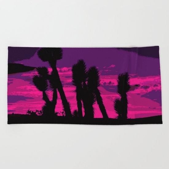 Joshua Sunset Beach Towel