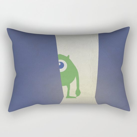 Monsters Inc. Walt Disney Alternative Movie Poster Rectangular Pillow