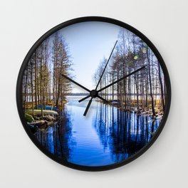 Pappilanjoki, Finland, Juva Wall Clock