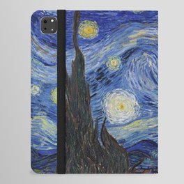 The Starry Night by Vincent van Gogh iPad Folio Case