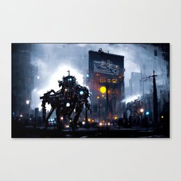 Robo-City Canvas Print