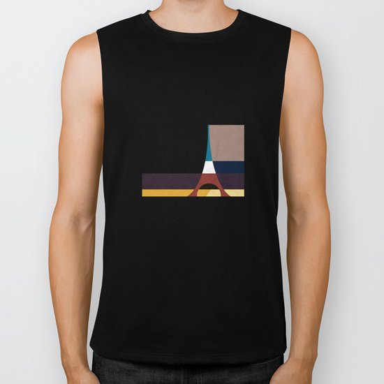 Paris, Eiffel Tower Biker Tank
