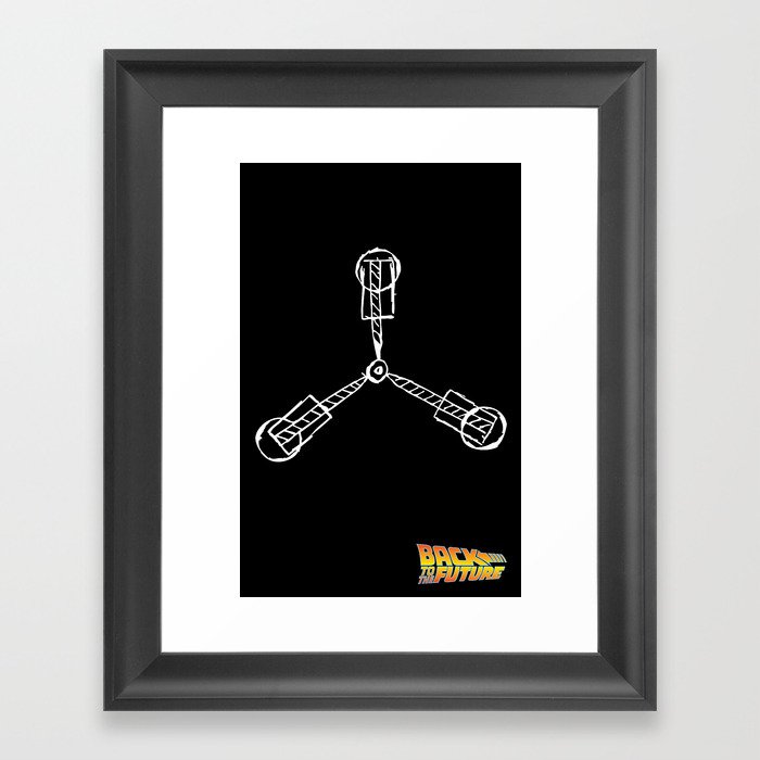 Back To The Future Flux Capacitor Framed Art Print By Chura88