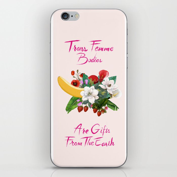 Trans Femme Bodies Are Gifts - Script iPhone Skin