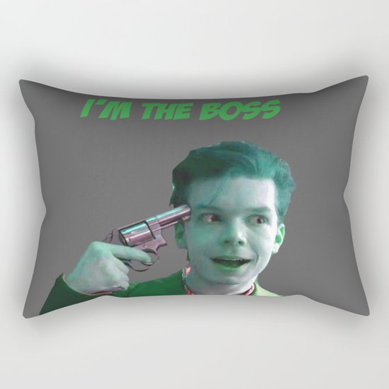 the boss Rectangular Pillow