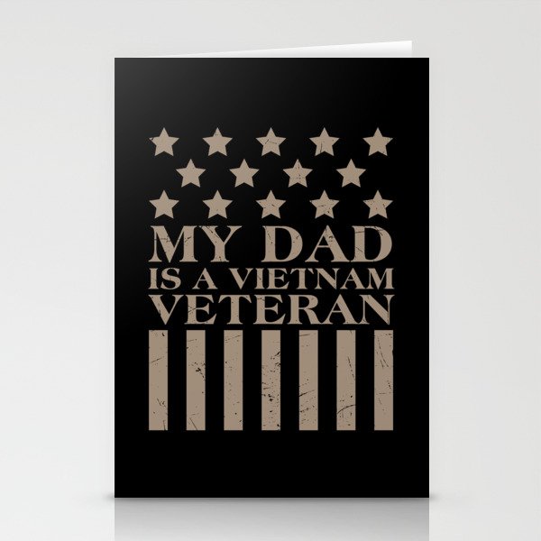 My Dad Is A Vietnam Veteran Stationery Cards