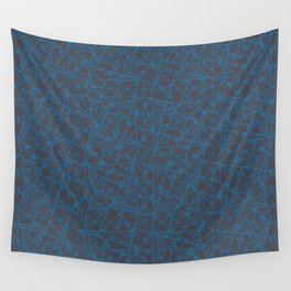 Zaplet (Navy/Blue) Wall Tapestry