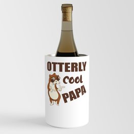 Otterly Cool Papa Funny Fathers Day Gift Wine Chiller