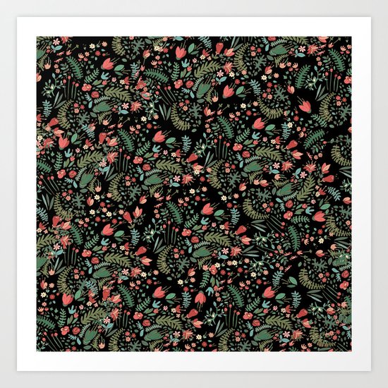 Floral Patern Art Print