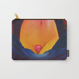 Vapor Lick - Nude / Naked Erotic Vaporware Collage Art Carry-All Pouch | Eroticart, Nudewoman, Breasts, Surrealism, Collage, Woman, Surreal, Quivering, 1980S, Eighties 