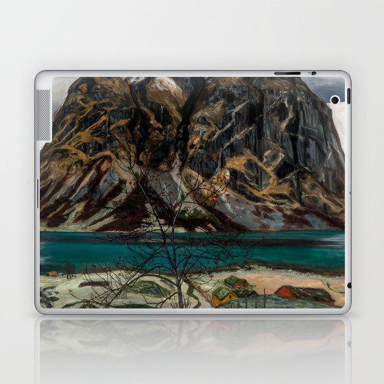 Barren Mountain, 1906 by Nikolai Astrup Laptop & iPad Skin