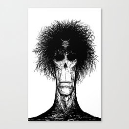 Zed Mercury: Psychopomp, portrait Canvas Print