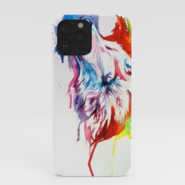Rainbow Wolf iPhone Case