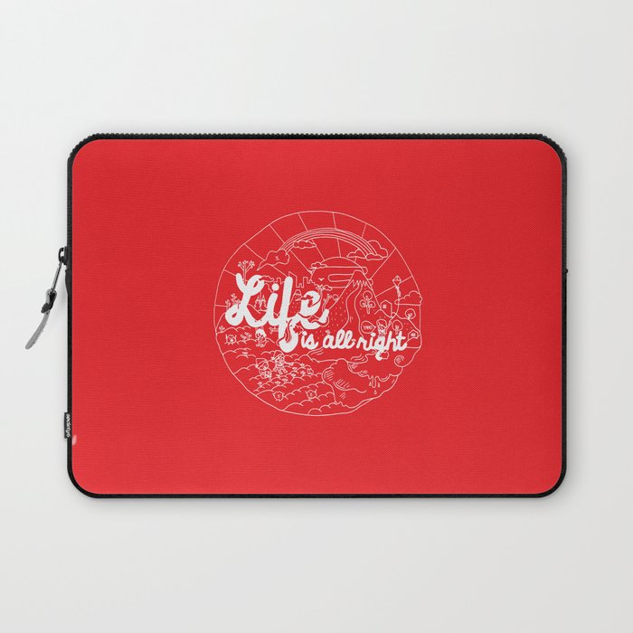 Life is All Right (RED) Laptop Sleeve